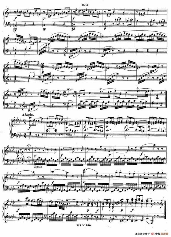 F大调第二钢琴奏鸣曲 KV.280