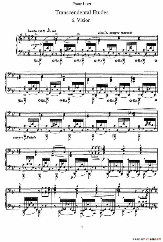 12首超级技巧练习曲：Vision（幻影）