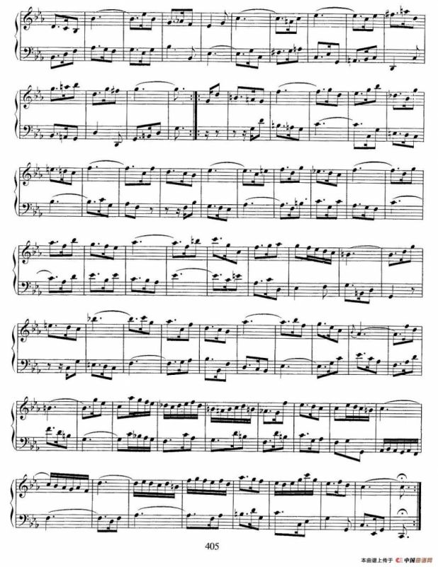 法国组曲之二：c小调