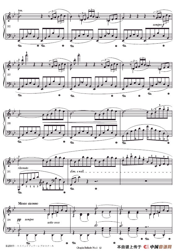 Ballade No.1 （第一叙事曲）