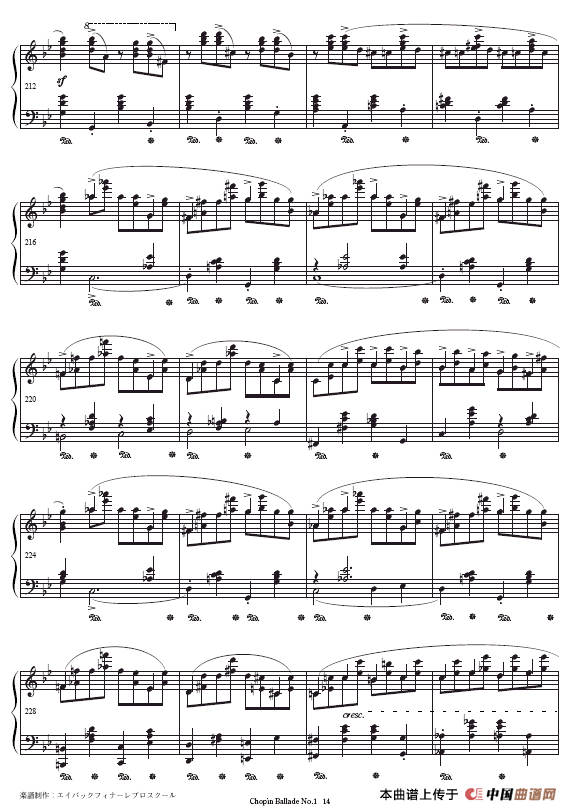 Ballade No.1 （第一叙事曲）