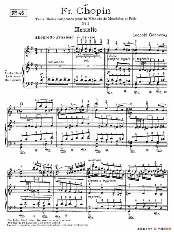 肖邦《练习曲》Fr.Chopin No 3