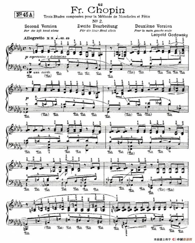 肖邦《练习曲》Fr.Chopin No 2-2