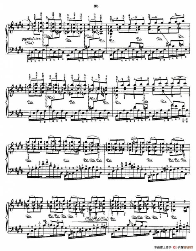 肖邦《练习曲》Fr.Chopin No 2-1