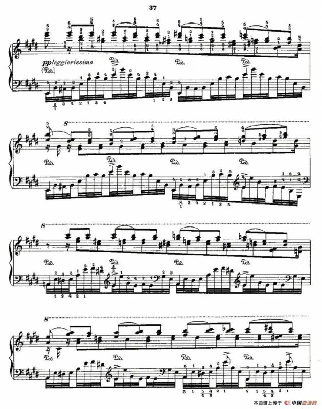 肖邦《练习曲》Fr.Chopin No 2-1