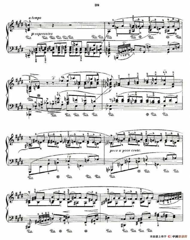 肖邦《练习曲》Fr.Chopin No 2-1