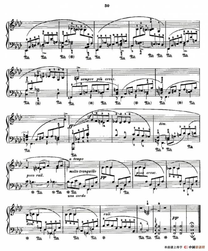肖邦《练习曲》Fr.Chopin No 1