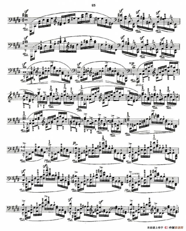 肖邦《练习曲》Fr.Chopin Op.25 No12