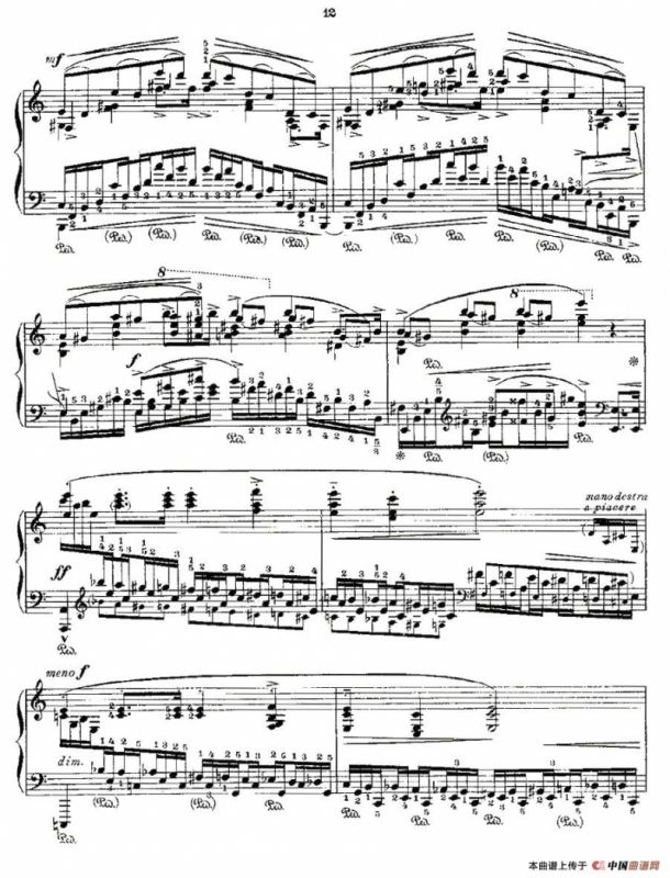 肖邦《练习曲》Fr.Chopin Op.25 No11