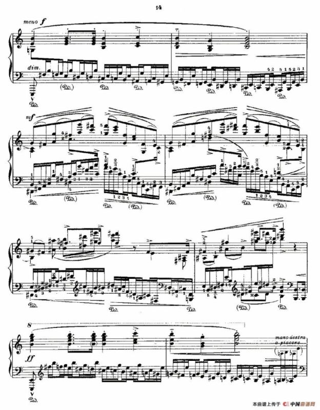 肖邦《练习曲》Fr.Chopin Op.25 No11