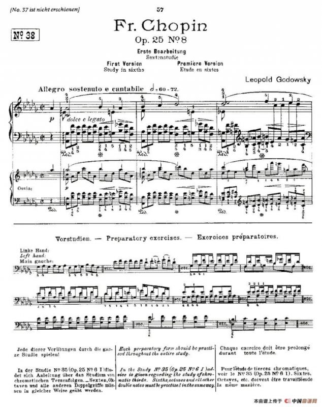 肖邦《练习曲》Fr.Chopin Op.25 No8