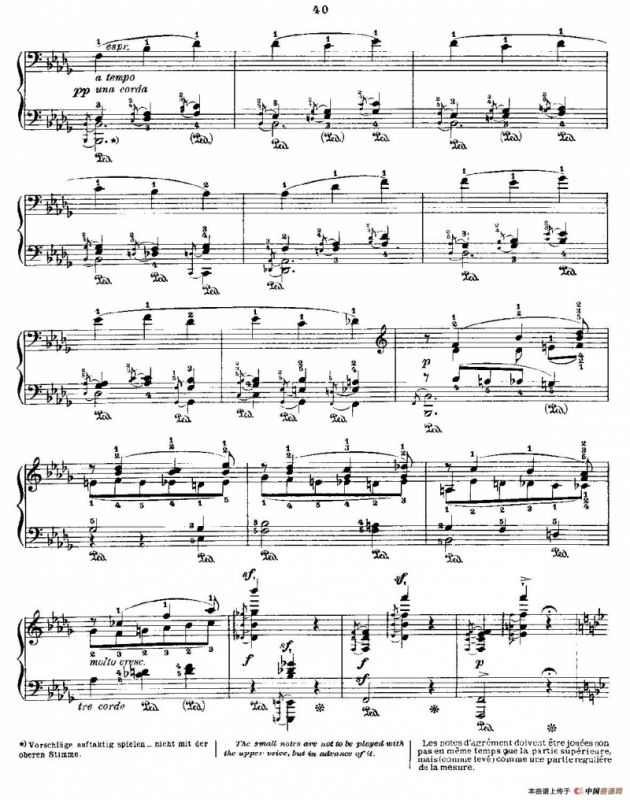 肖邦《练习曲》Fr.Chopin Op.25 No5-2