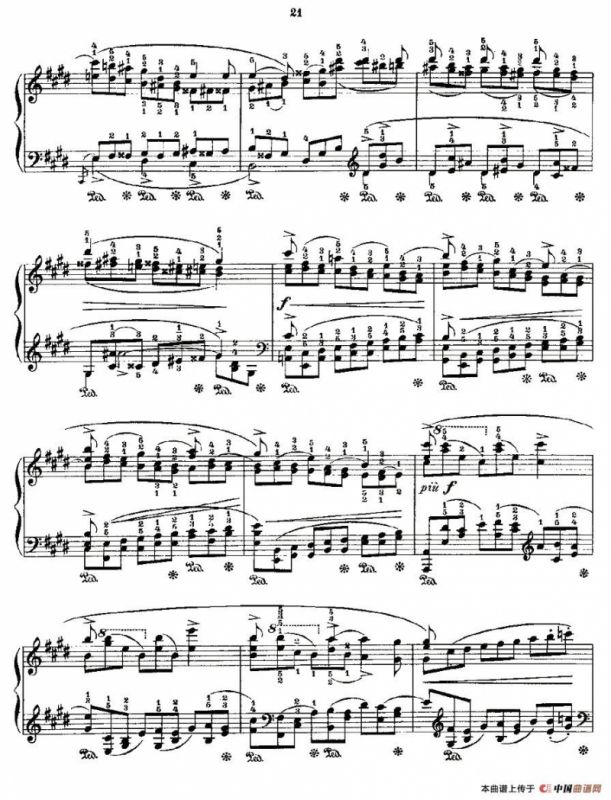 肖邦《练习曲》Fr.Chopin Op.25 No5-1
