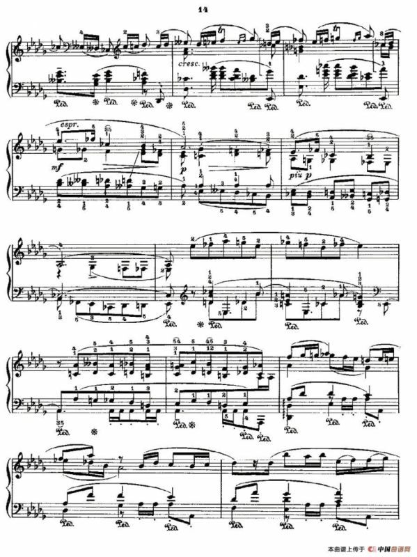 肖邦《练习曲》Fr.Chopin Op.25 No4-2