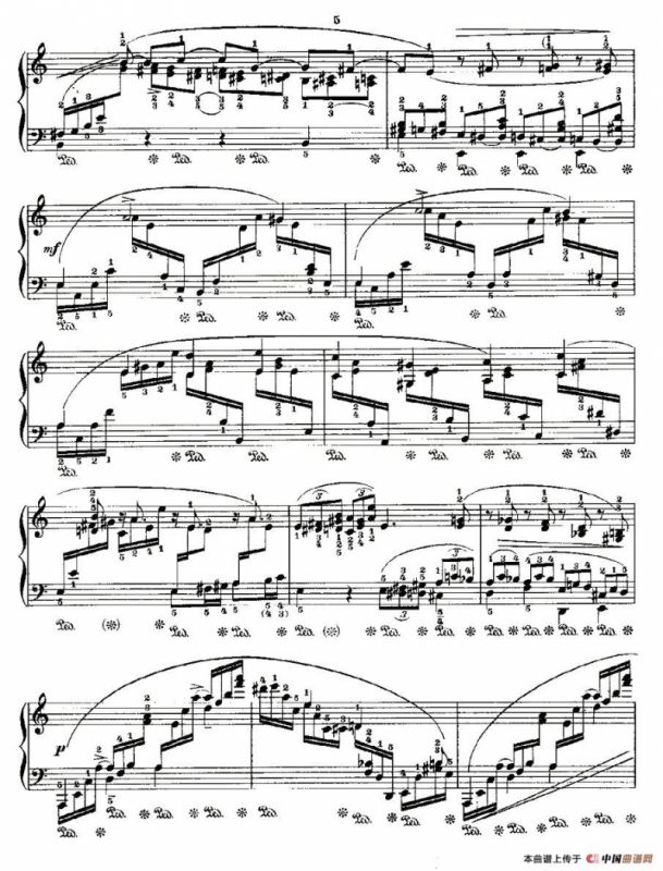 肖邦《练习曲》Fr.Chopin Op.25 No4-1