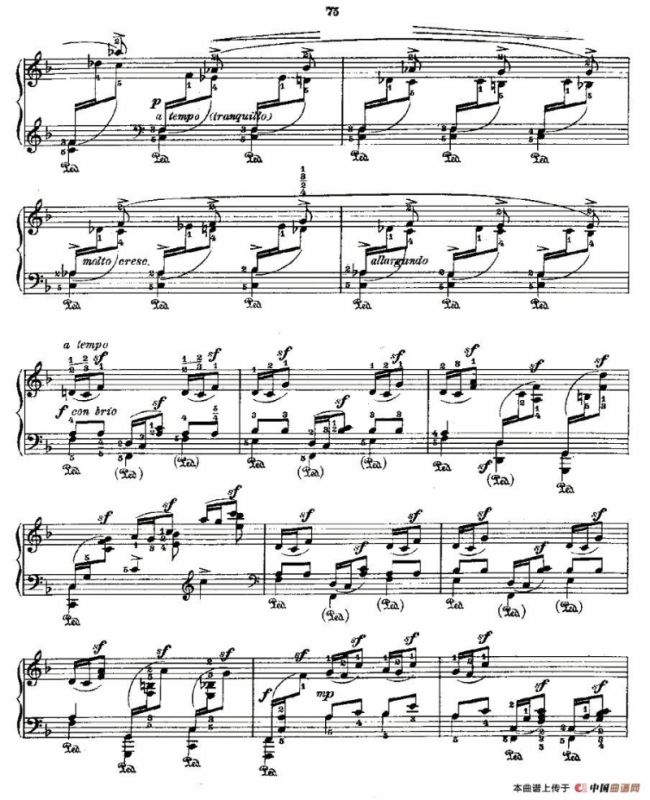 肖邦《练习曲》Fr.Chopin Op.25 No3-2