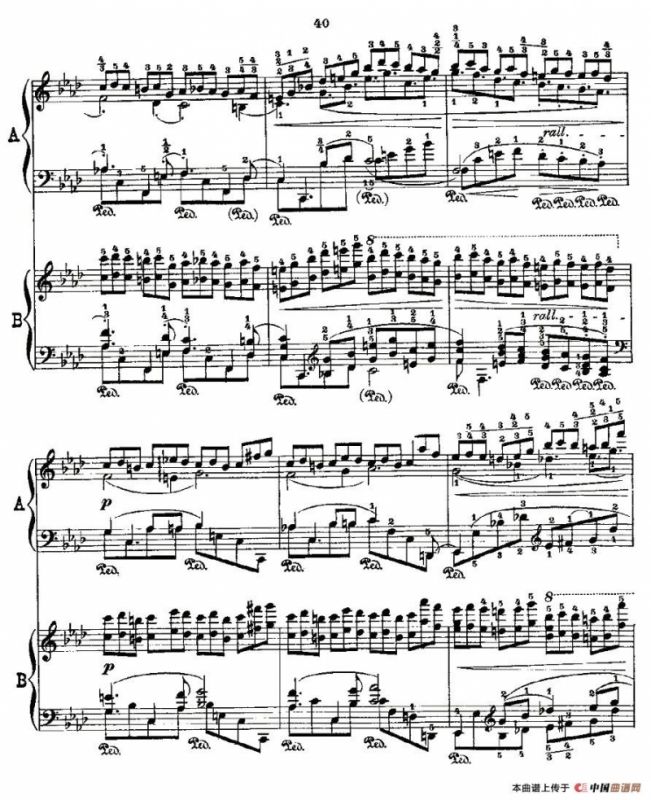 肖邦《练习曲》Fr.Chopin Op.25 No2-3