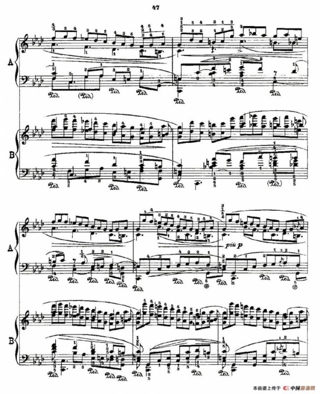 肖邦《练习曲》Fr.Chopin Op.25 No2-3