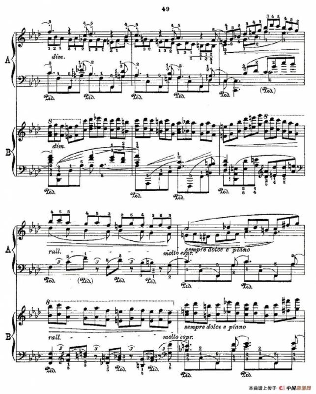 肖邦《练习曲》Fr.Chopin Op.25 No2-3