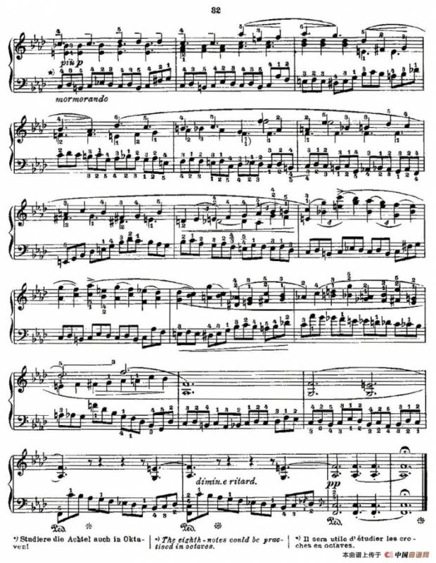 肖邦《练习曲》Fr.Chopin Op.25 No2-1