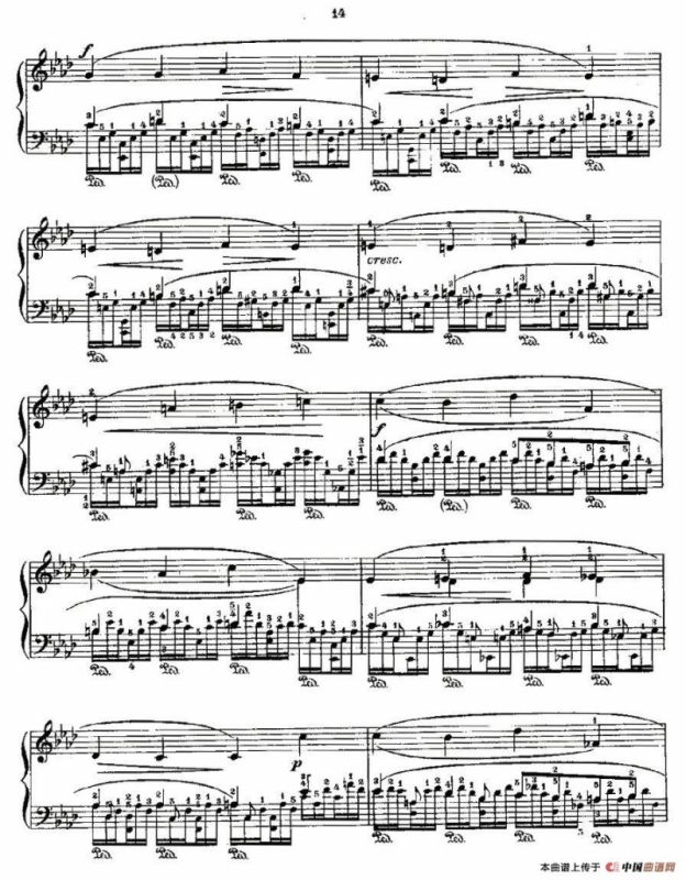 肖邦《练习曲》Fr.Chopin Op.25 No1-1