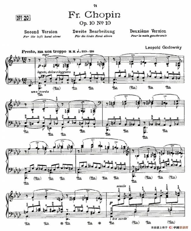 肖邦《练习曲》Fr.Chopin Op.10 No10-2