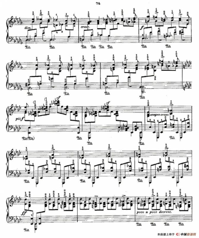 肖邦《练习曲》Fr.Chopin Op.10 No10-2