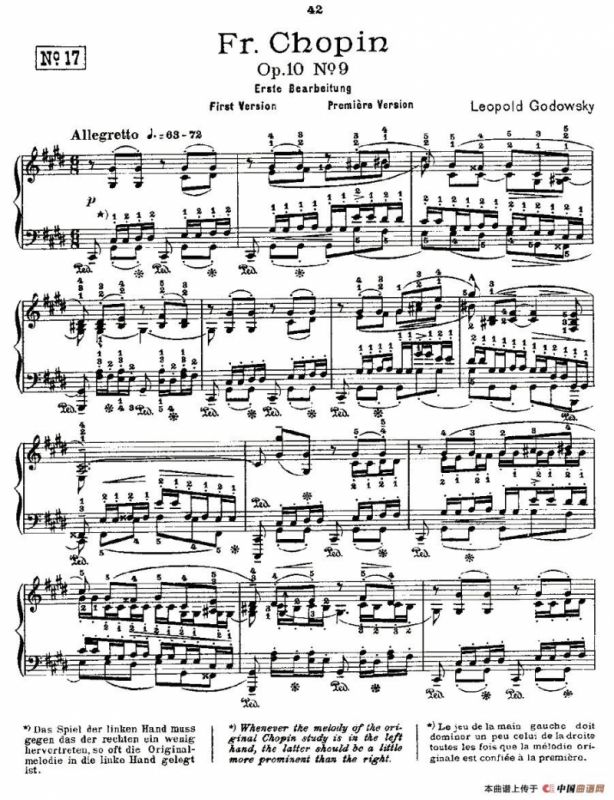 肖邦《练习曲》Fr.Chopin Op.10 No9-1