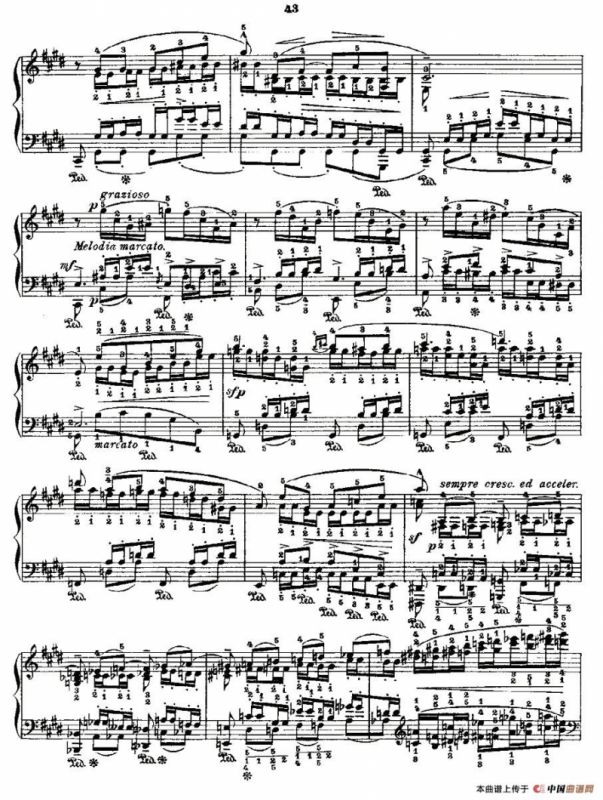 肖邦《练习曲》Fr.Chopin Op.10 No9-1