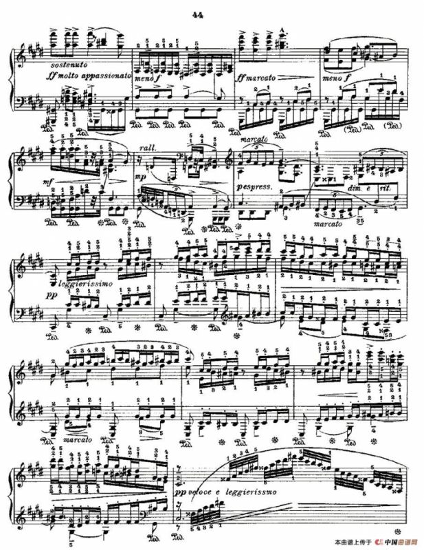 肖邦《练习曲》Fr.Chopin Op.10 No9-1