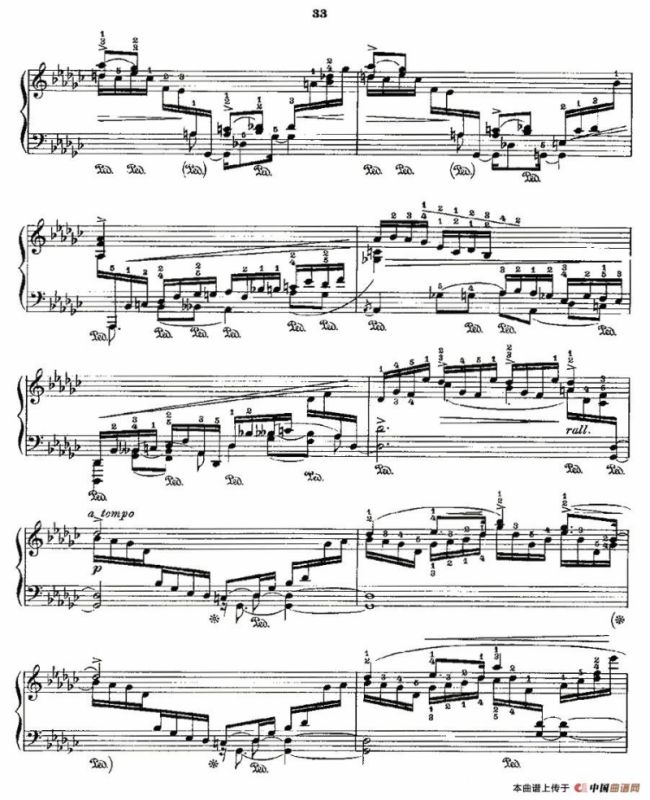 肖邦《练习曲》Fr.Chopin Op.10 No8-2