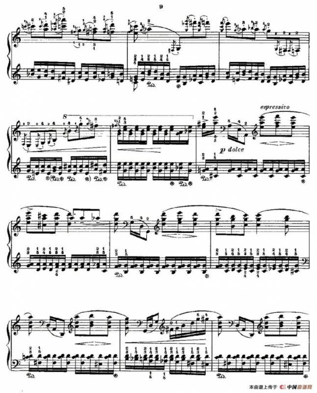 肖邦《练习曲》Fr.Chopin Op.10 No7-1