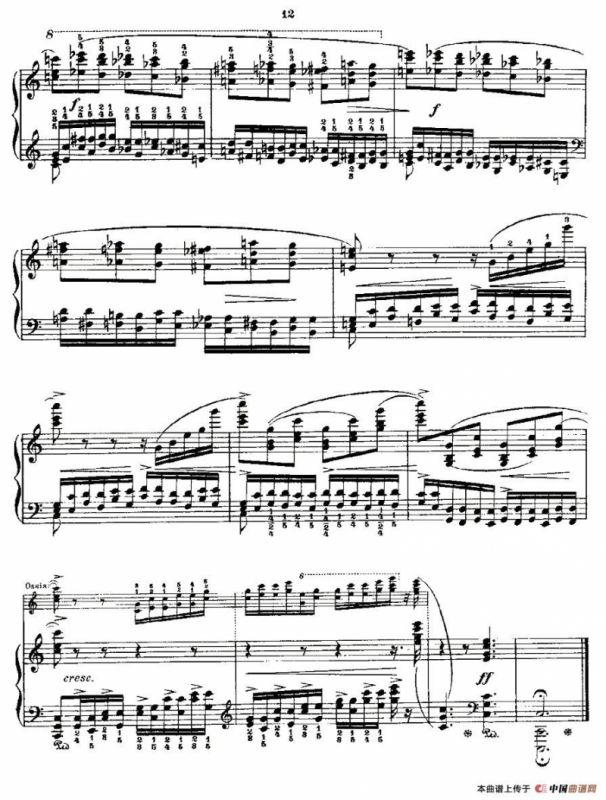 肖邦《练习曲》Fr.Chopin Op.10 No7-1