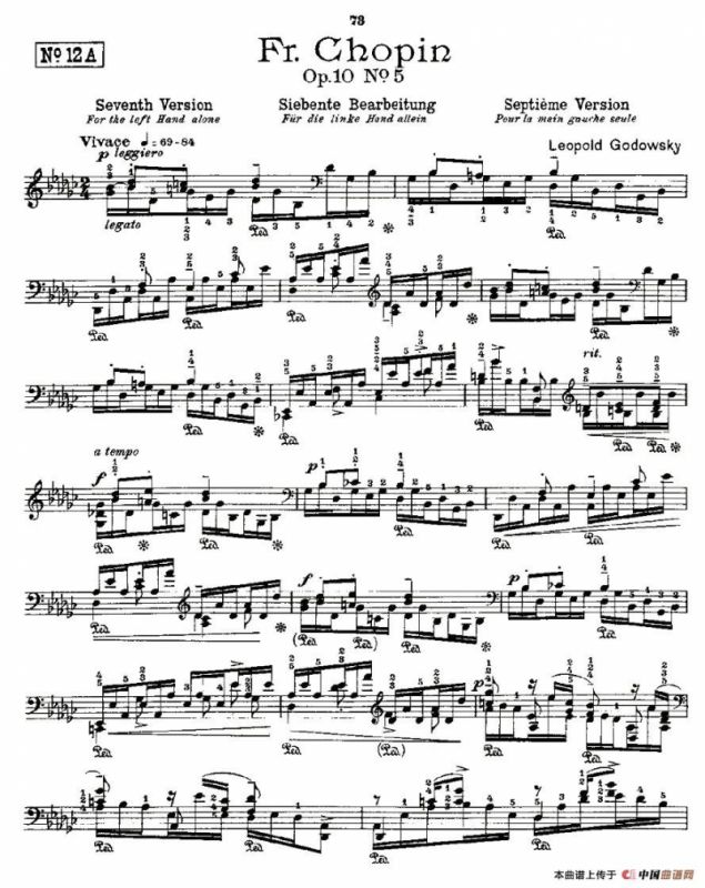 肖邦《练习曲》Fr.Chopin Op.10 No5-7