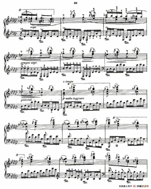 肖邦《练习曲》Fr.Chopin Op.10 No5-5