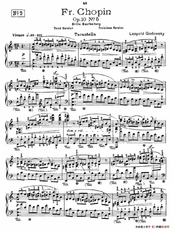 肖邦《练习曲》Fr.Chopin Op.10 No5-3