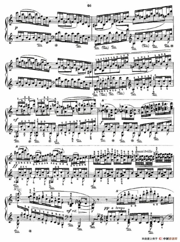 肖邦《练习曲》Fr.Chopin Op.10 No5-2