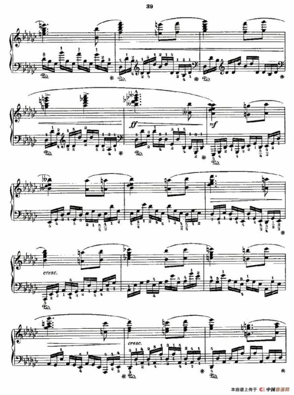 肖邦《练习曲》Fr.Chopin Op.10 No5-1