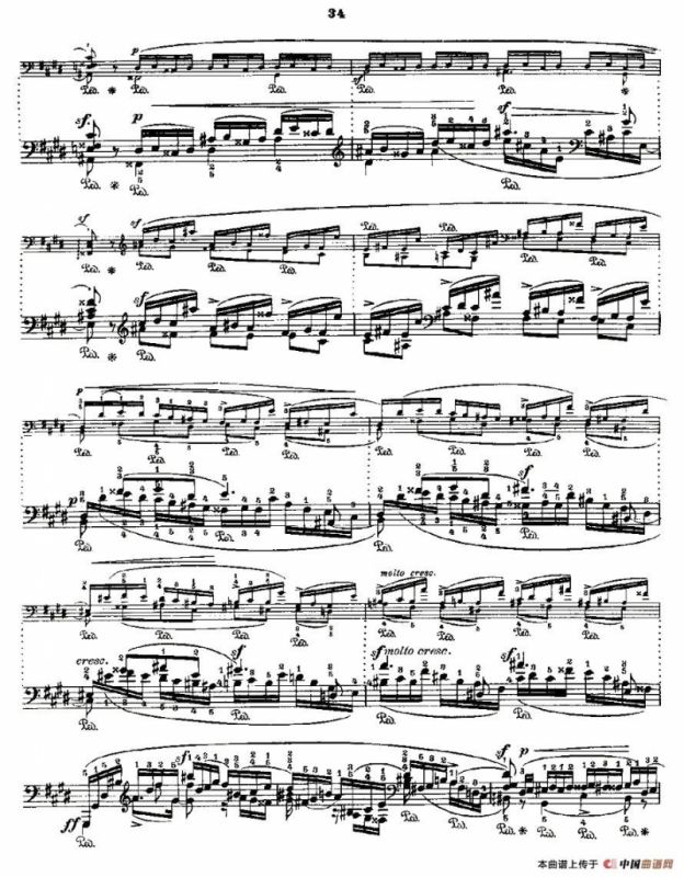 肖邦《练习曲》Fr.Chopin Op.10 No4