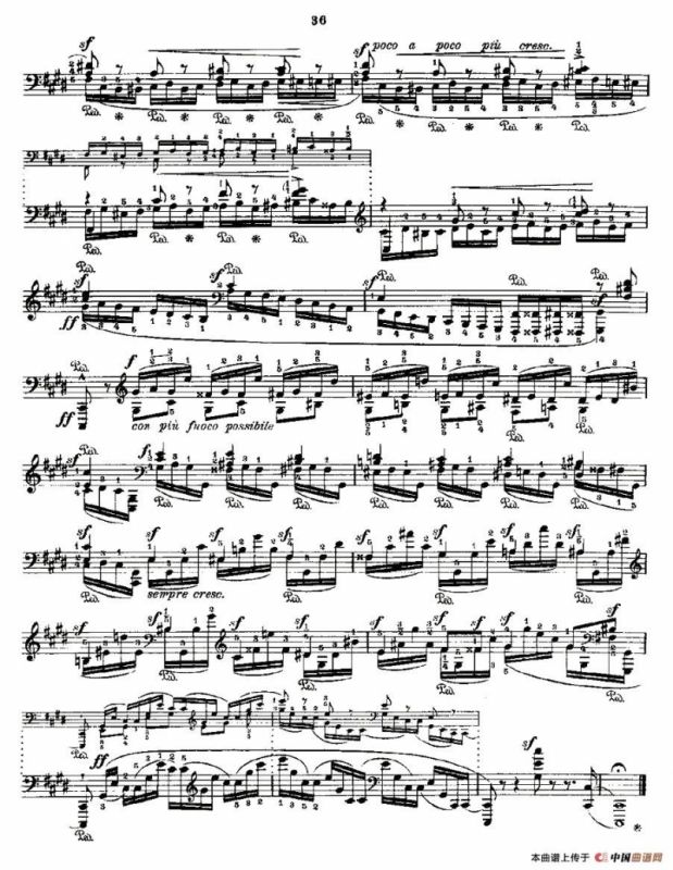 肖邦《练习曲》Fr.Chopin Op.10 No4