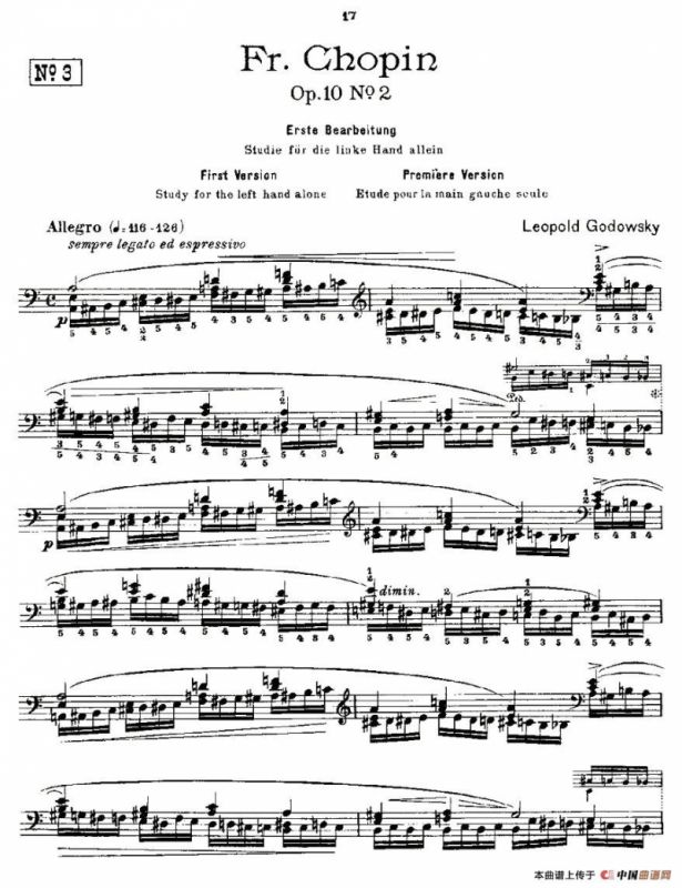 肖邦《练习曲》Fr.Chopin Op.10 No2-1