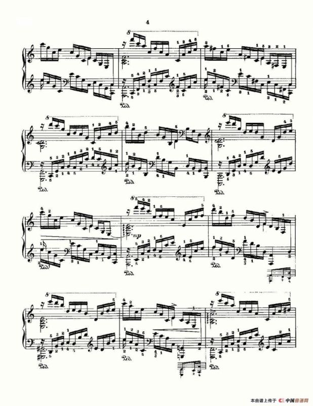 肖邦《练习曲》Fr.Chopin Op.10 No1-1