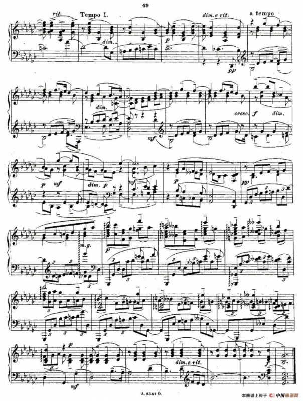 10首《前奏曲》之十（Rachmaninoff 10 Preludes, Op.23）