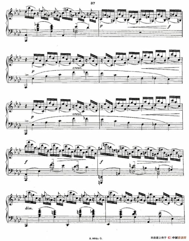 10首《前奏曲》之八（Rachmaninoff 10 Preludes, Op.23）