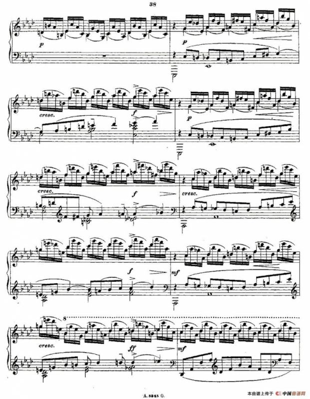 10首《前奏曲》之八（Rachmaninoff 10 Preludes, Op.23）