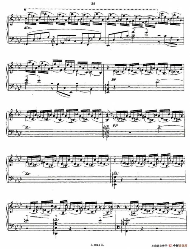 10首《前奏曲》之八（Rachmaninoff 10 Preludes, Op.23）