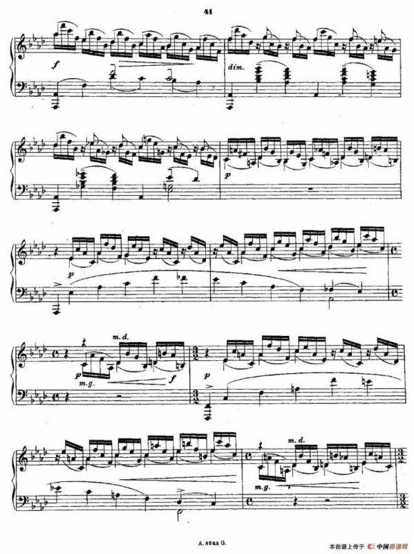 10首《前奏曲》之八（Rachmaninoff 10 Preludes, Op.23）