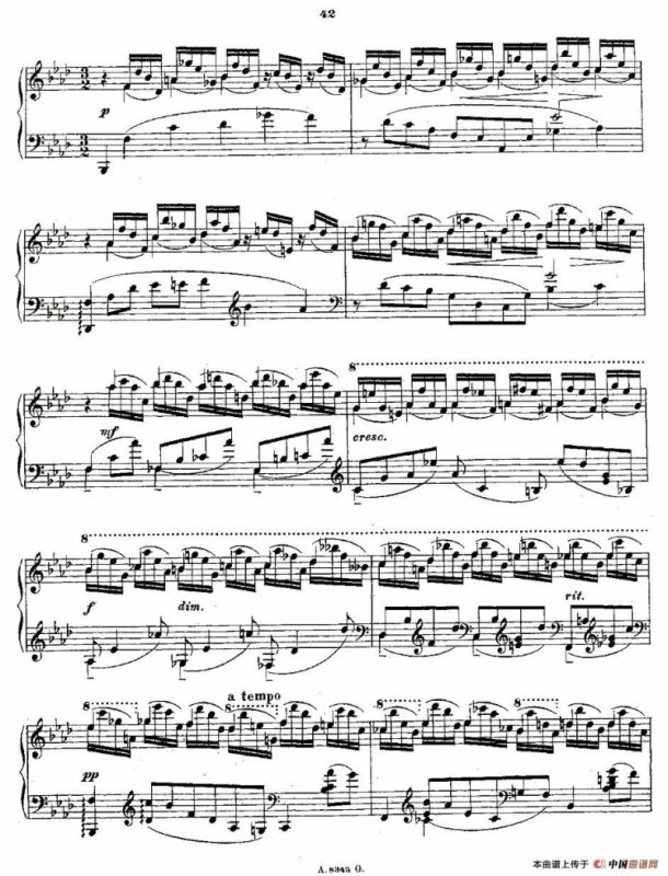 10首《前奏曲》之八（Rachmaninoff 10 Preludes, Op.23）