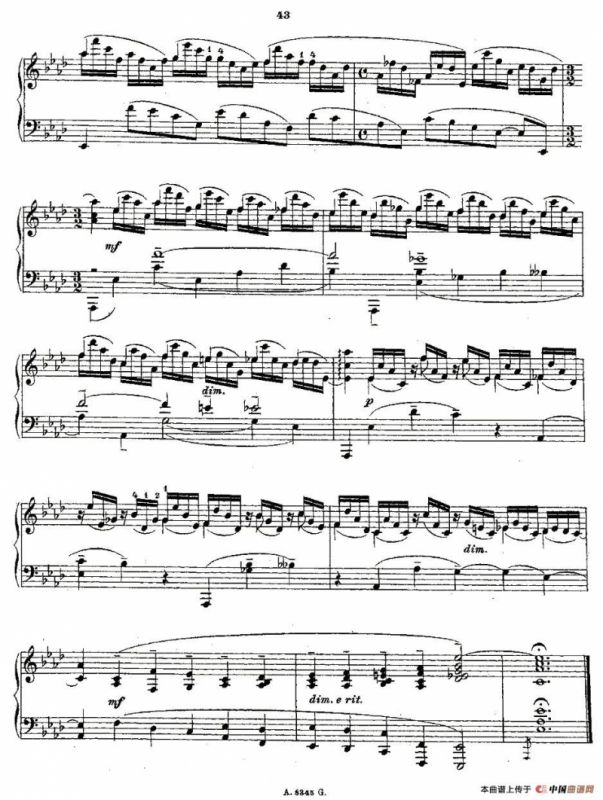 10首《前奏曲》之八（Rachmaninoff 10 Preludes, Op.23）