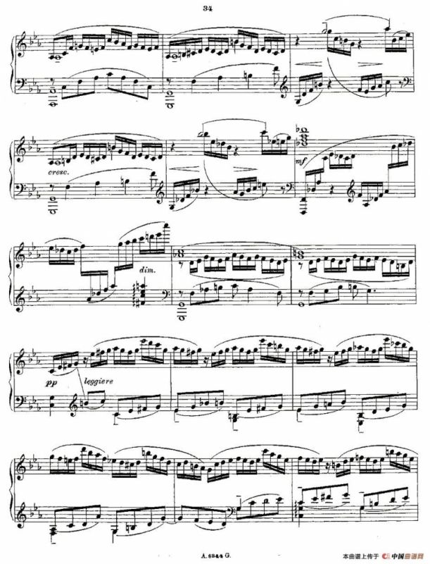 10首《前奏曲》之七（Rachmaninoff 10 Preludes, Op.23）